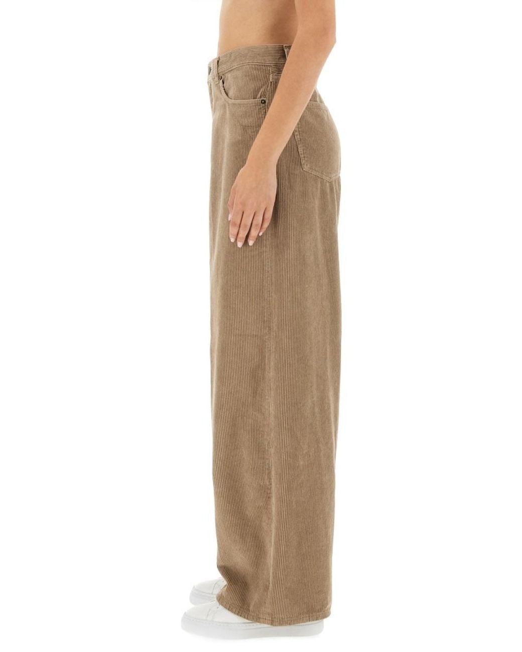 Haikure Natural Bethany Corduroy Wide-Leg Pants