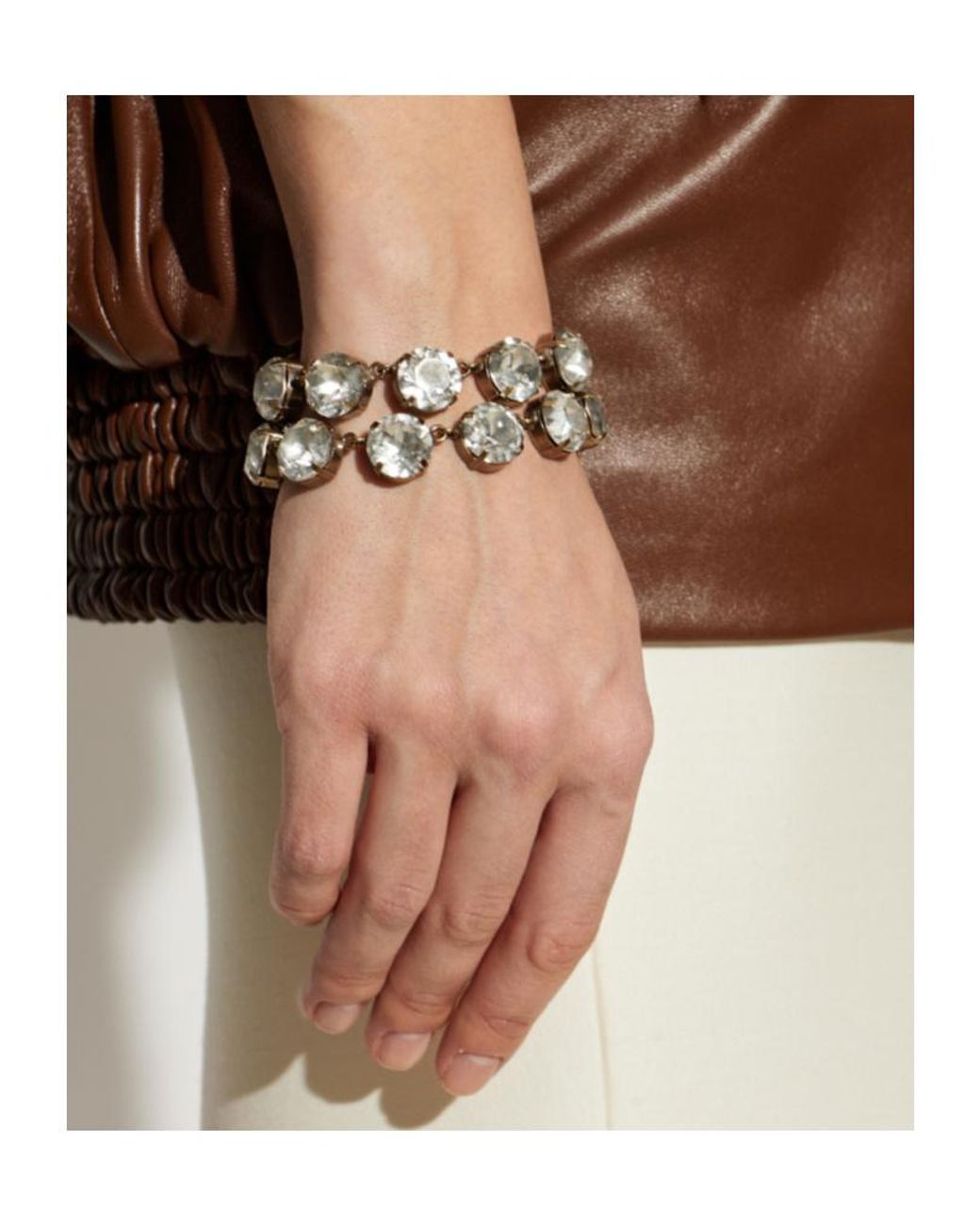 Balenciaga White Gala Bracelet