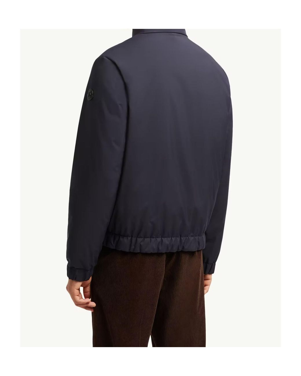 Moncler Gray Luserna Short Down Jacket for men