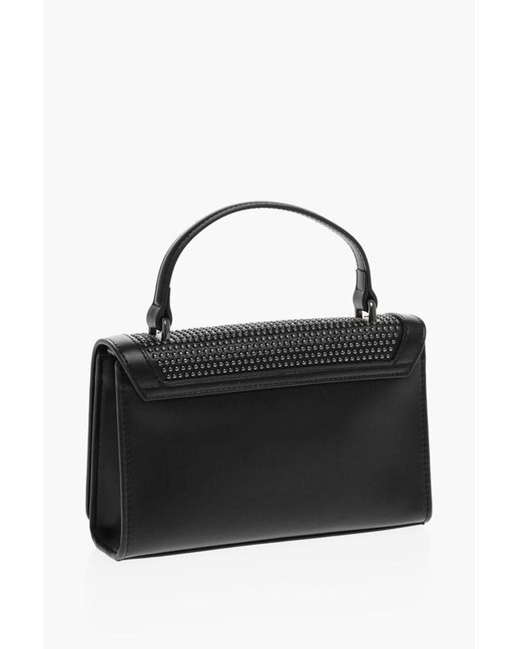 Moschino Black Love Stud-Embellished Shoulder Bag