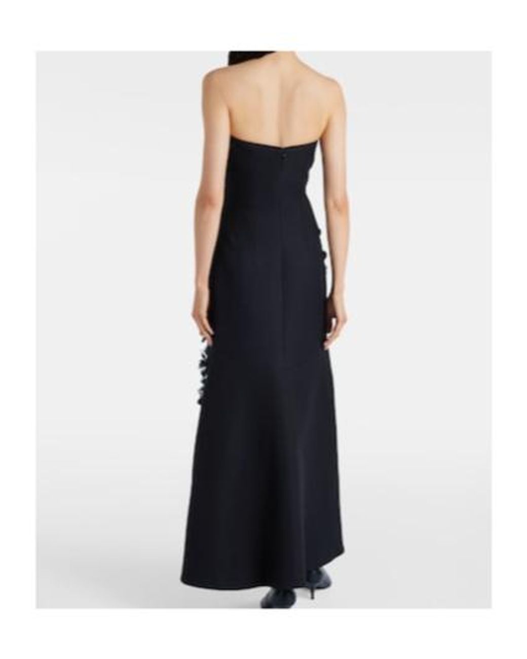 Emilia Wickstead White Leilani Embellished Strapless Gown