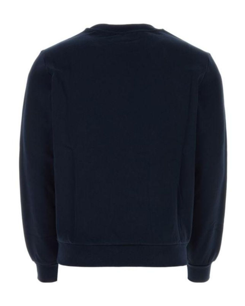 A.P.C. Blue Logo Embroidered Crewneck Sweatshirt for men