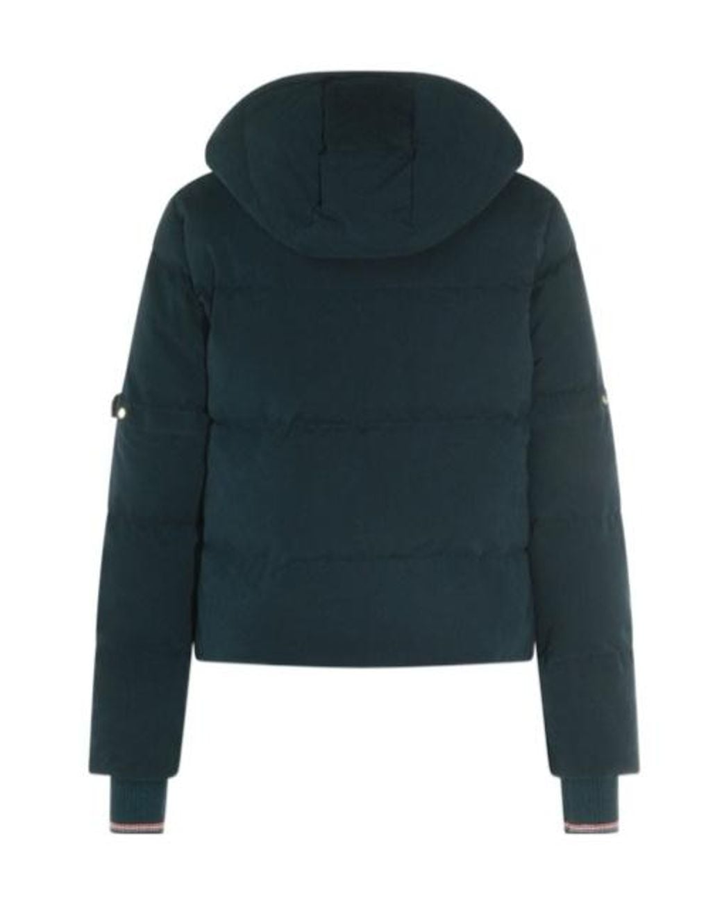 Thom Browne Blue Hooded Down Jacket
