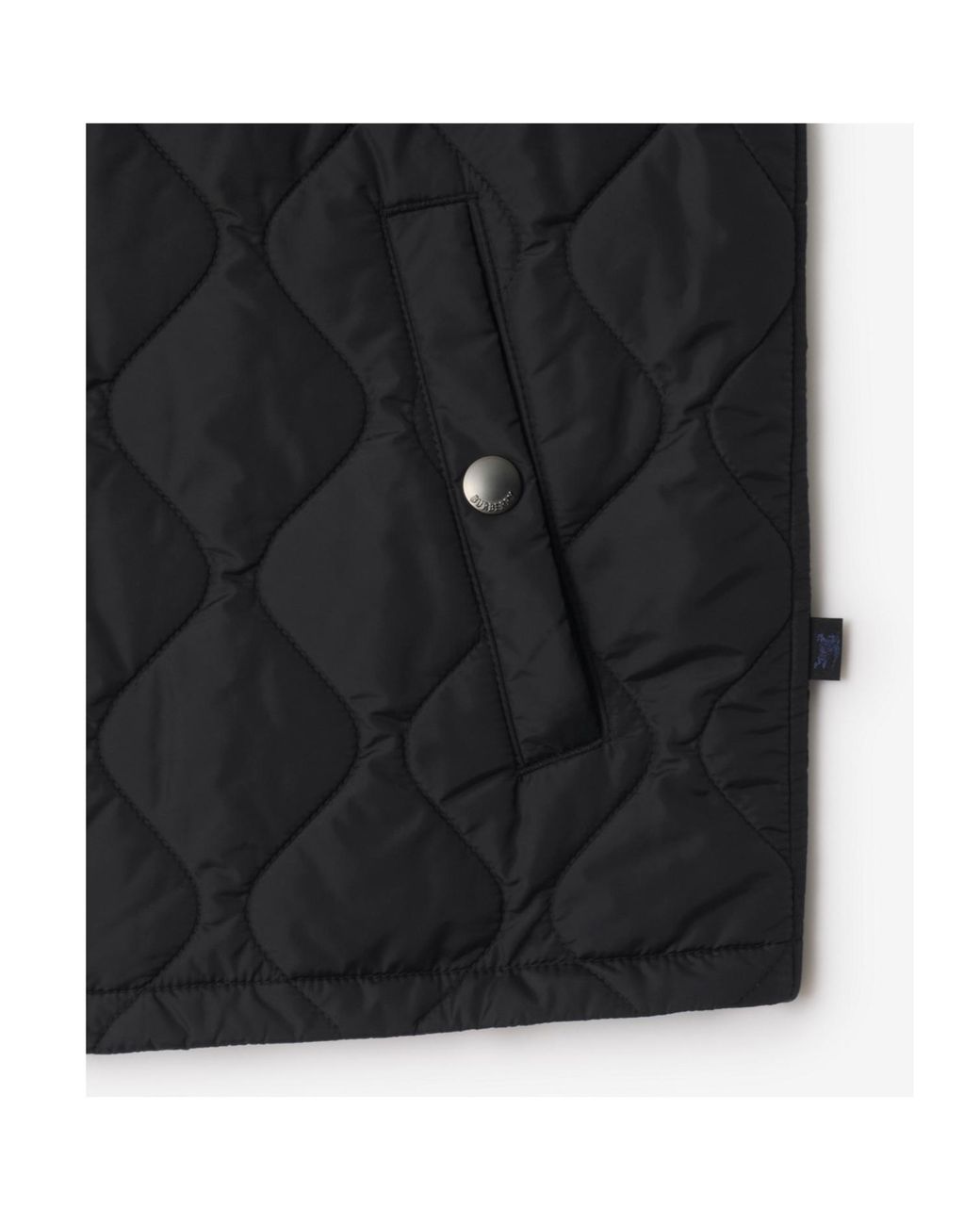 Burberry Black Quilted Nylon Gilet for men