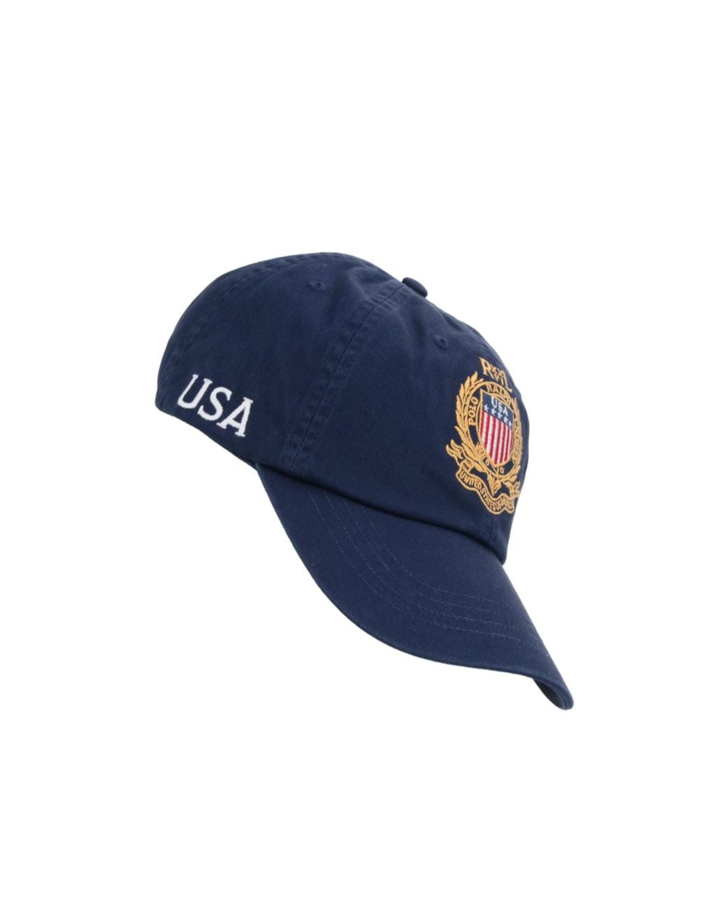 Polo Ralph Lauren Blue Crest Embroidered Baseball Hat for men