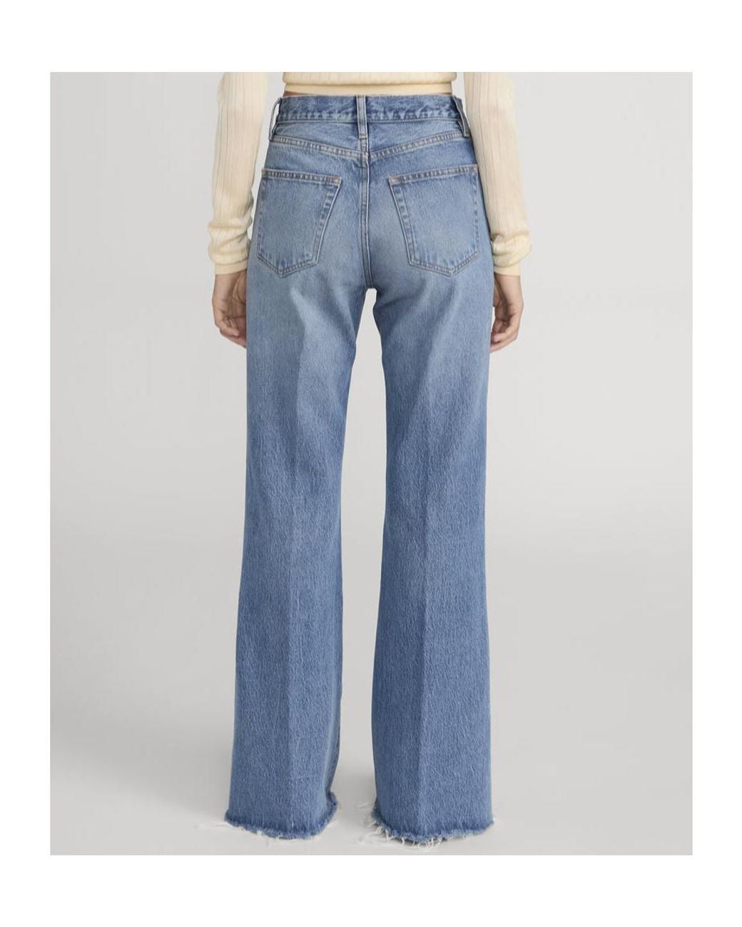 FRAME Blue Le Pixie Lax