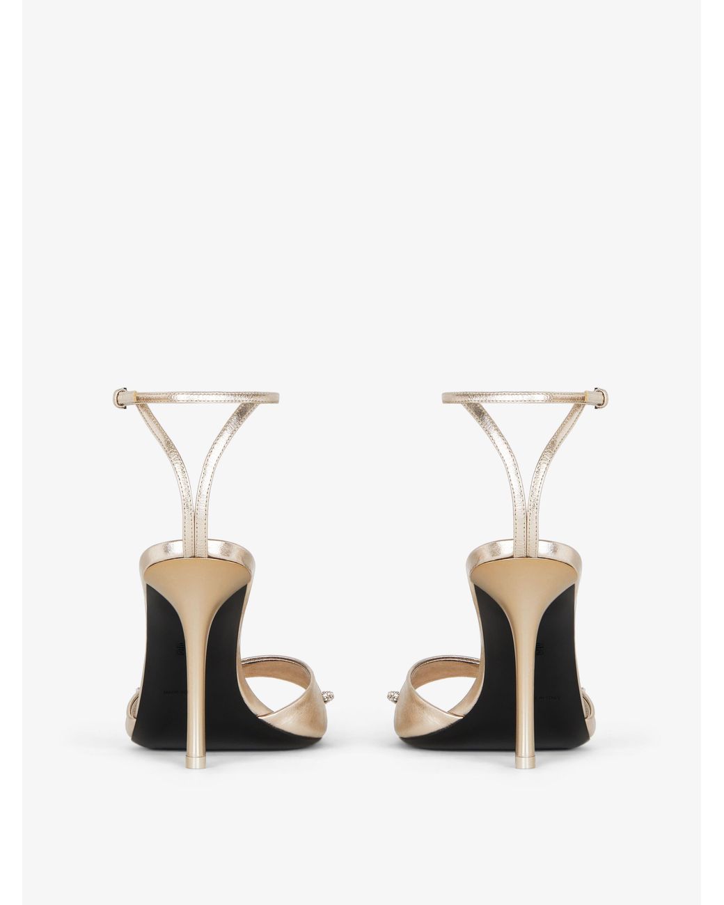 Givenchy White Stitch Sandals