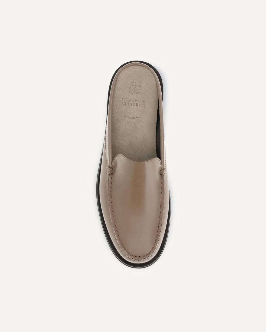 Brunello Cucinelli Brown Slip-On Loafers