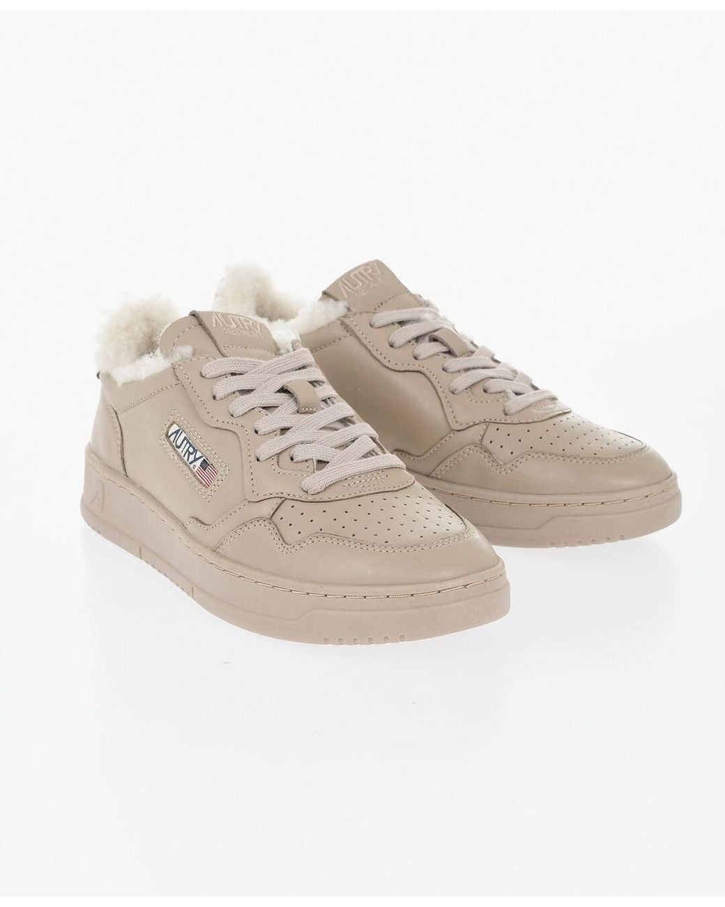 Autry Natural Medalist Low-Top Sneakers
