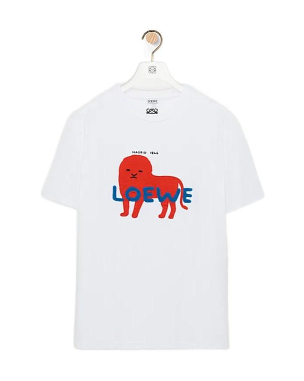 Loewe White Relaxed Fit T-Shirt for men