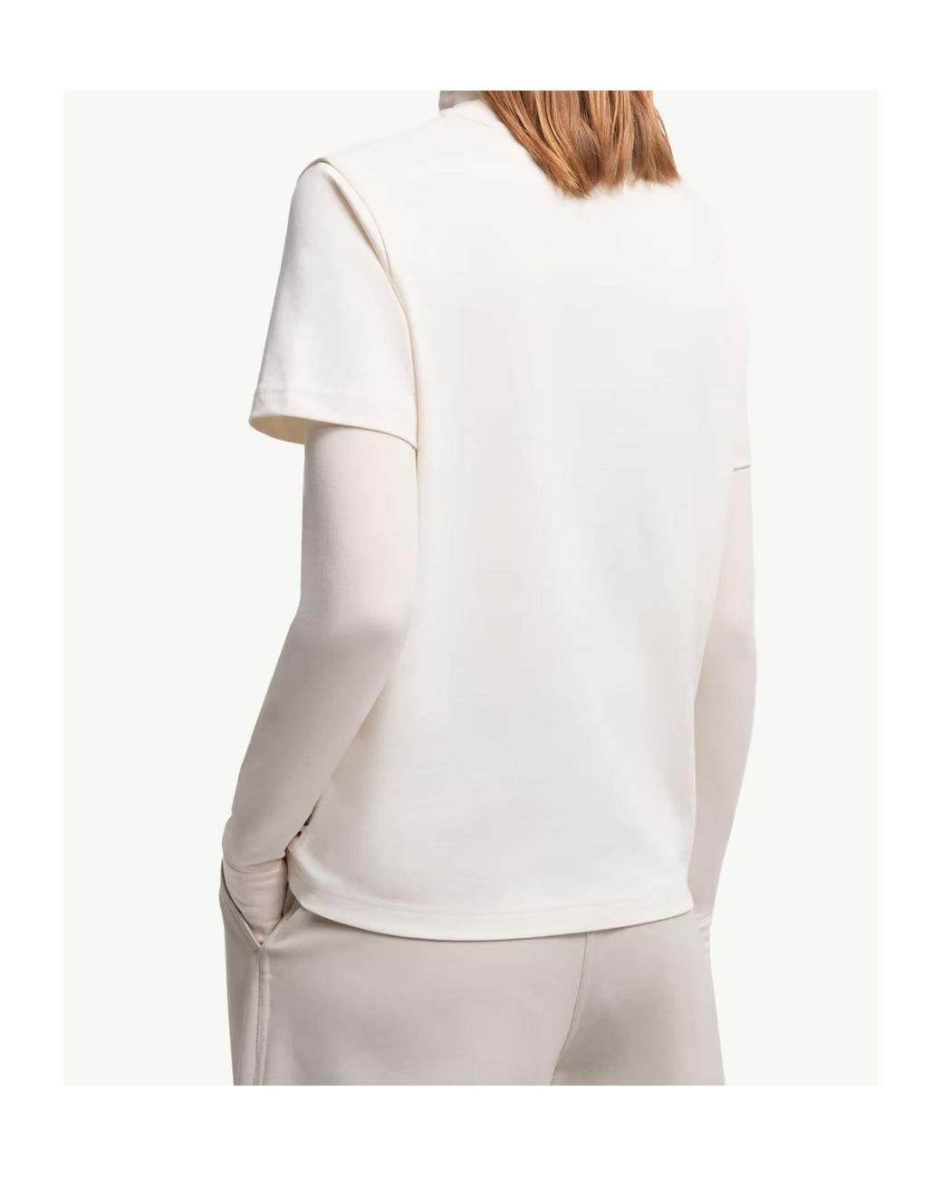Moncler White Grenoble Logo-Printed Crewneck T-Shirt