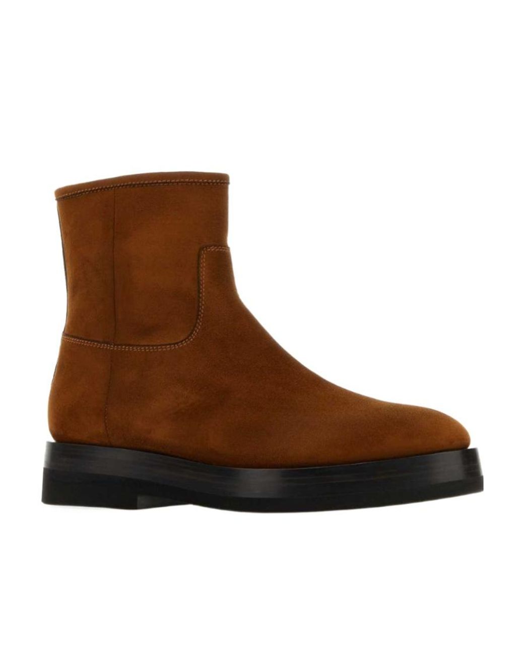 Santoni Brown Ankle Boots for men