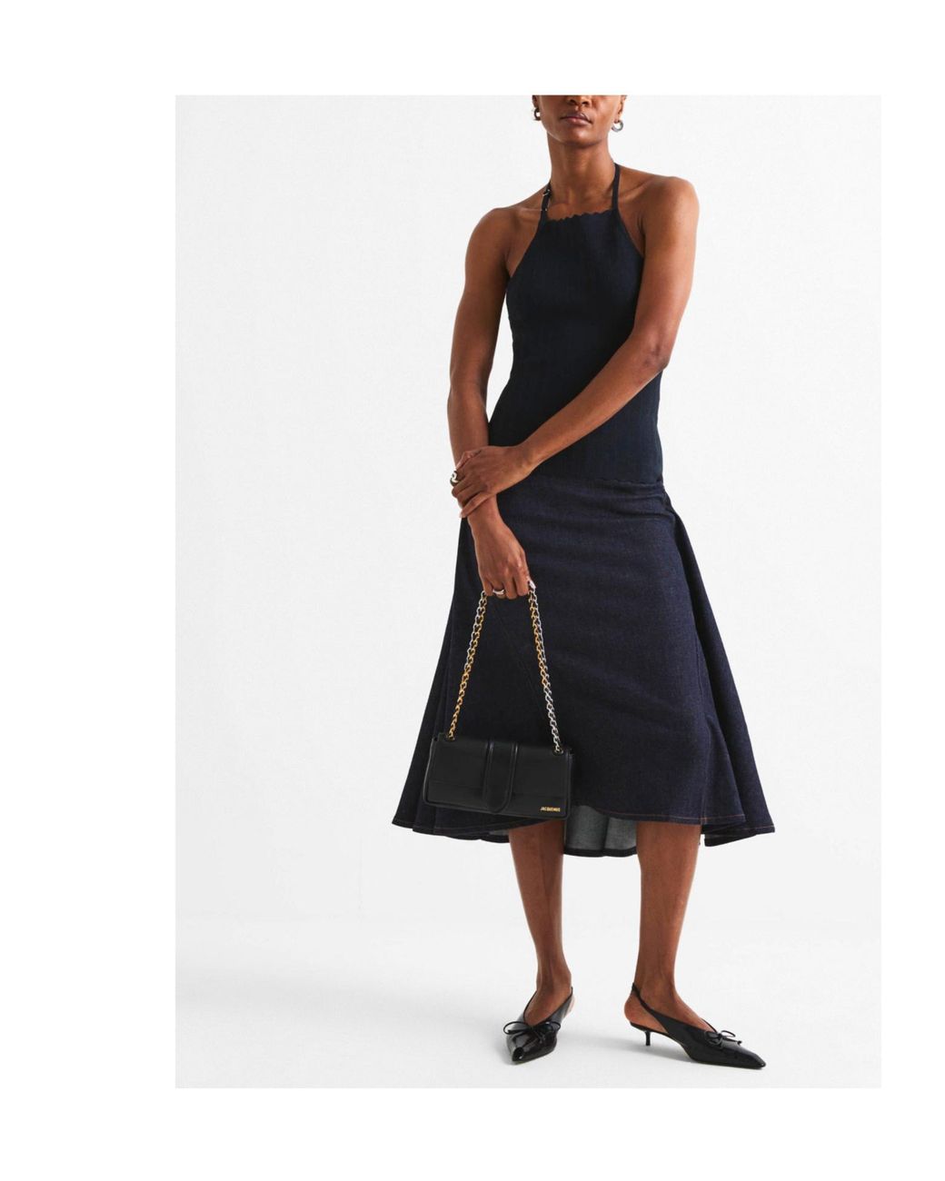 Jacquemus Blue Simple Mini Skirt