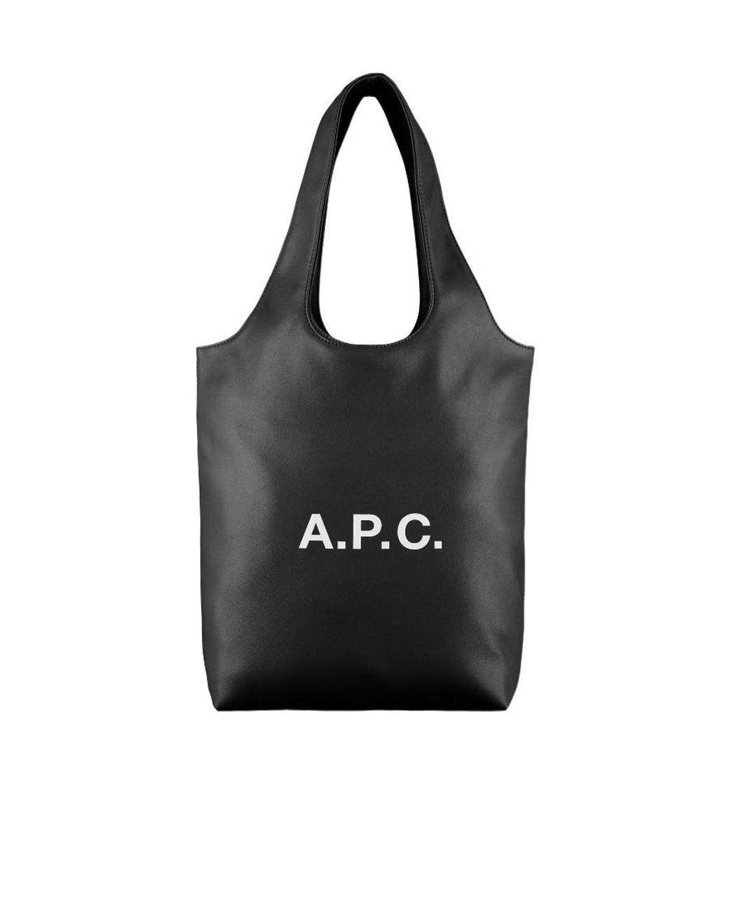 A.P.C. Black Ninon Small Top Handle Bag for men