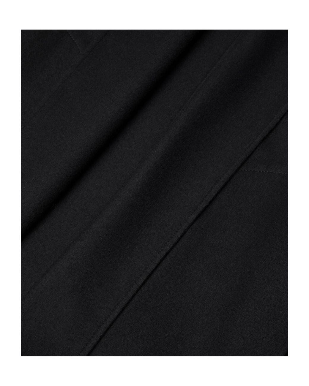 Loro Piana Black Dorian Royal Lightness Coat