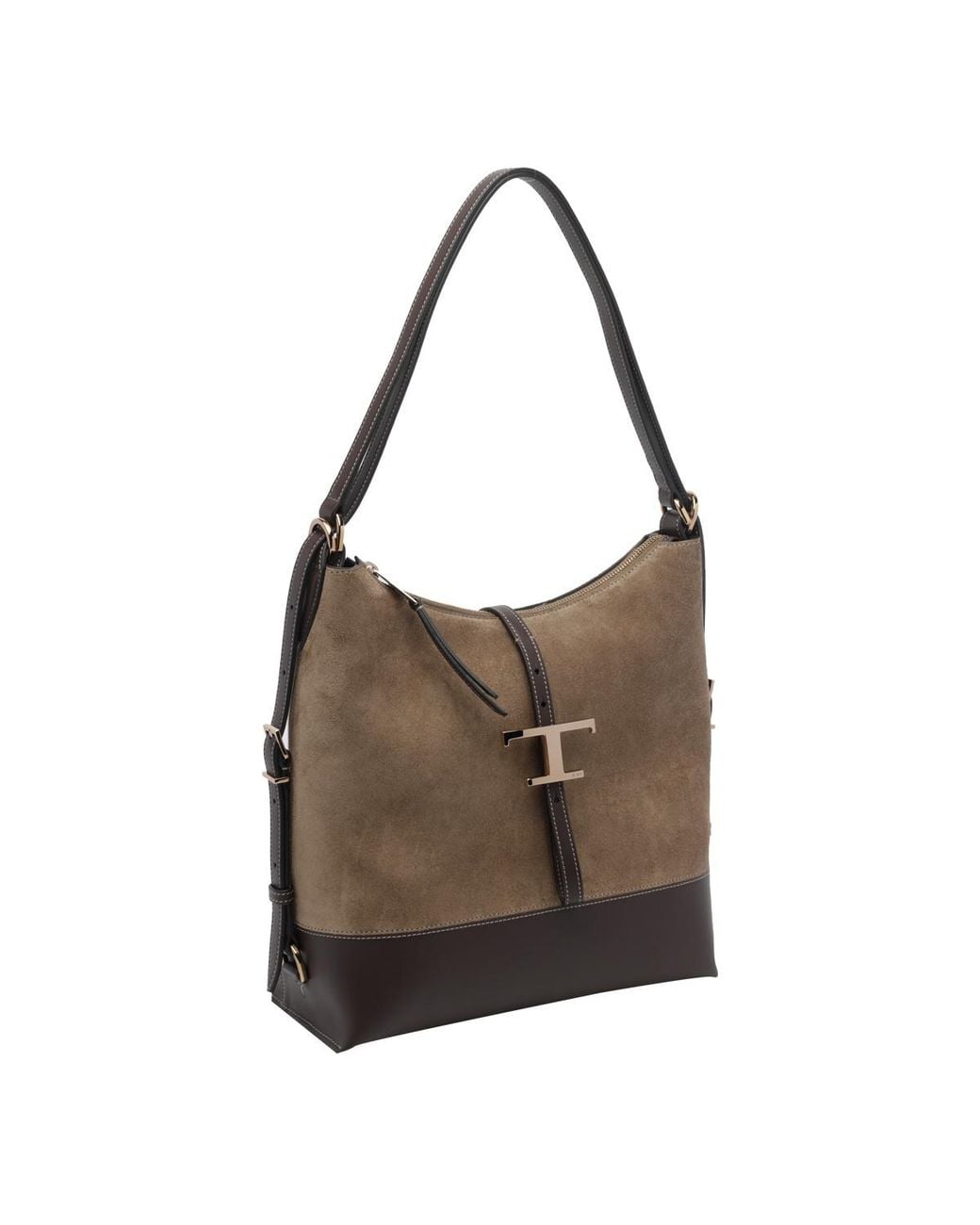 Tod's Black T Timeless Small Shoulder Bag