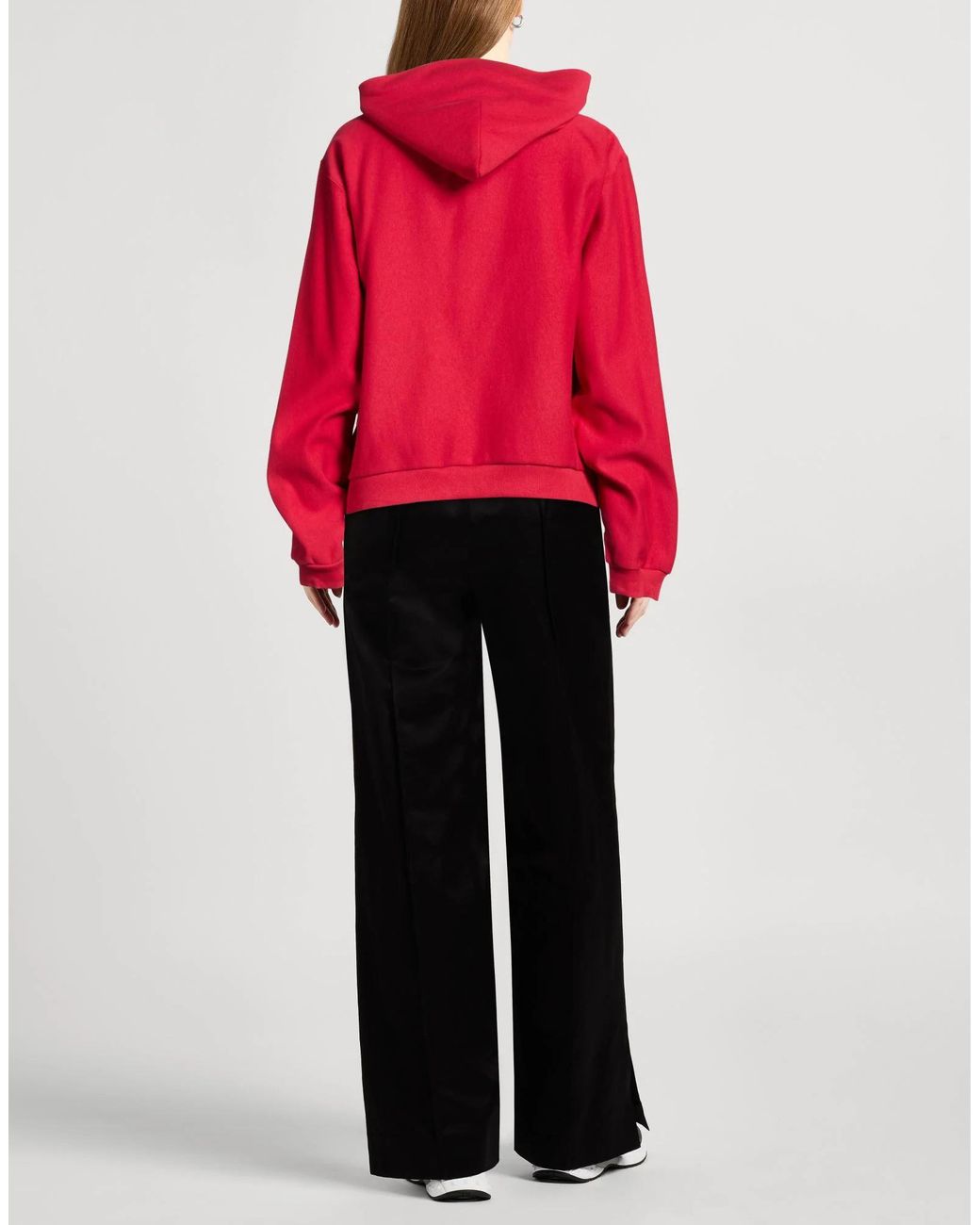 Balenciaga Red Loose And Thickened Hoodie