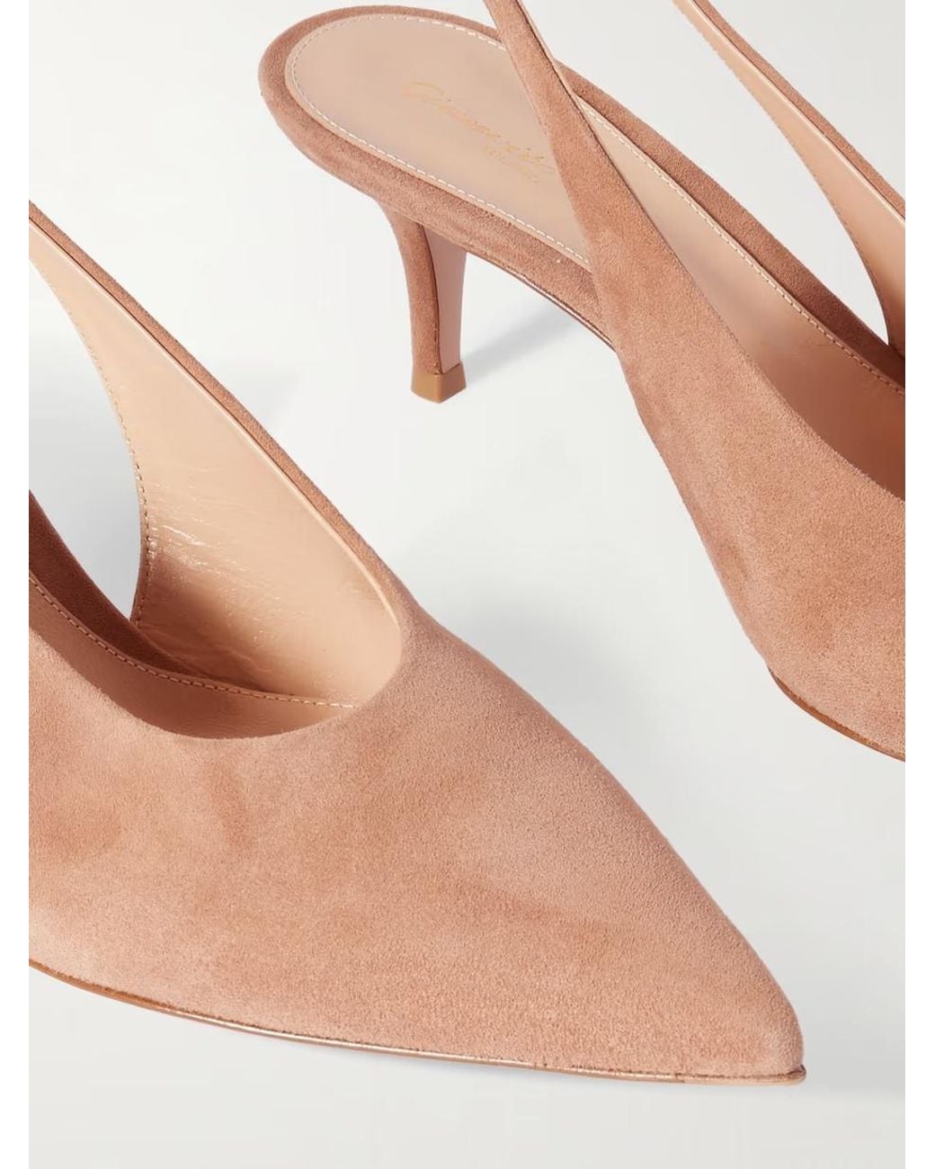 Gianvito Rossi Pink Pointed High Heel Sandals