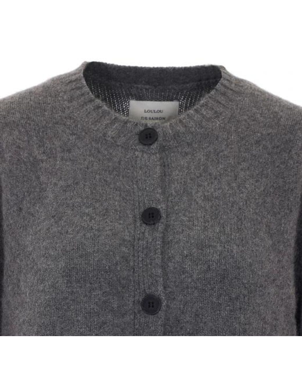 Loulou de Saison Gray Front Button Cardigan