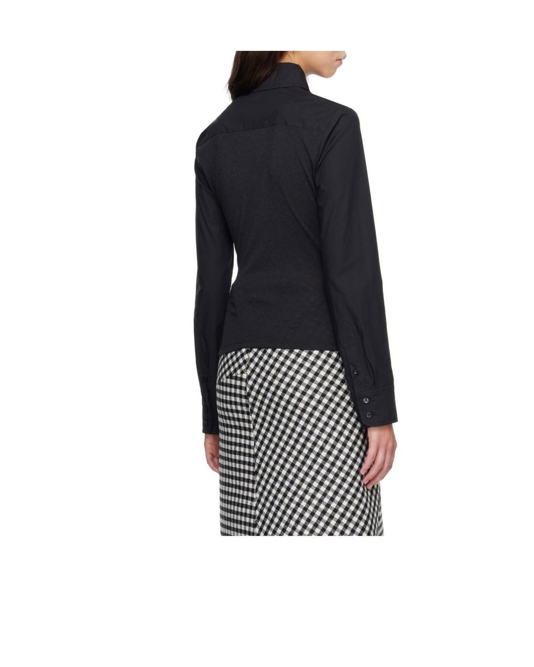 Jean Paul Gaultier Black Collared Shirt