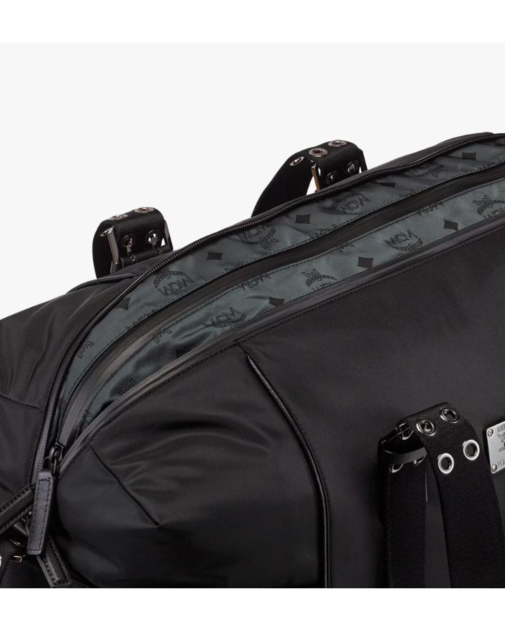 MCM Black Ottomar Nova Weekender Bag for men