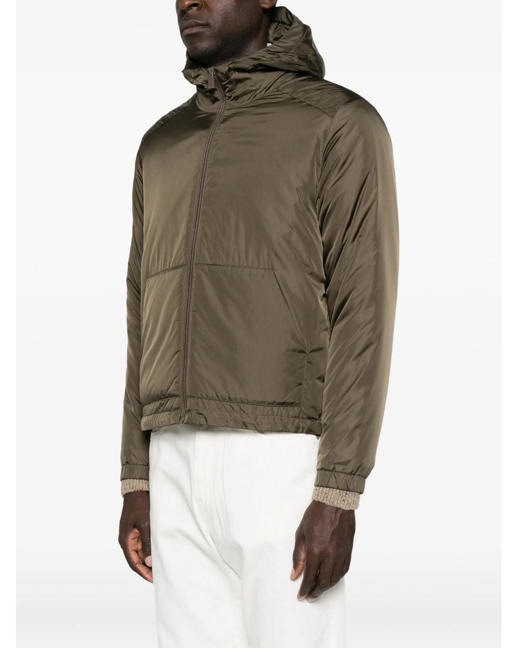Aspesi Green Rob Hooded Jacket for men