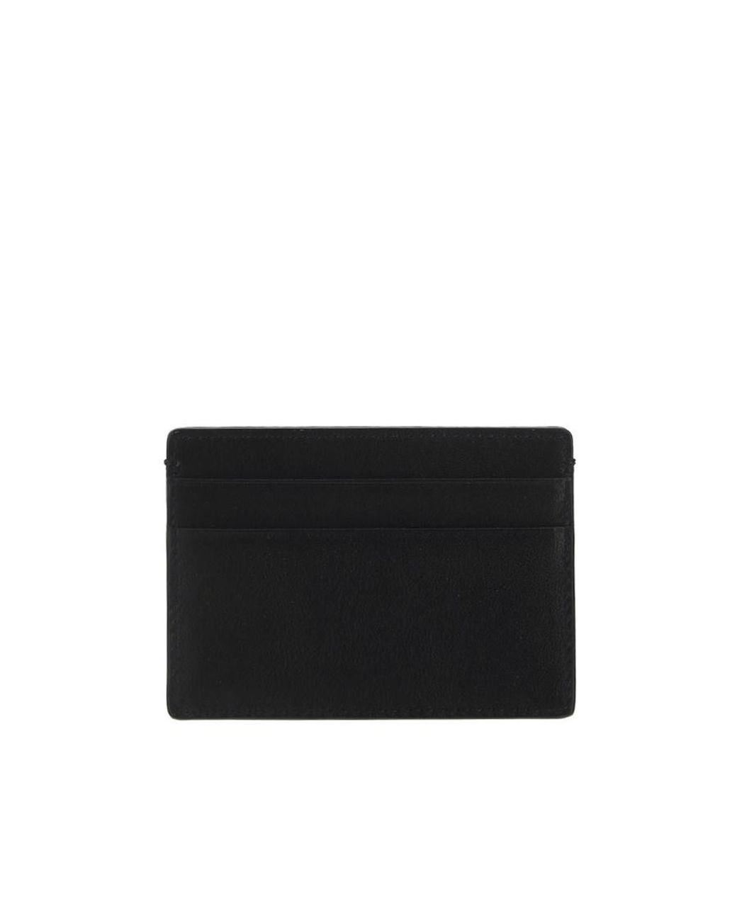 Versace Black Medusa Head Plaque Cardholder for men
