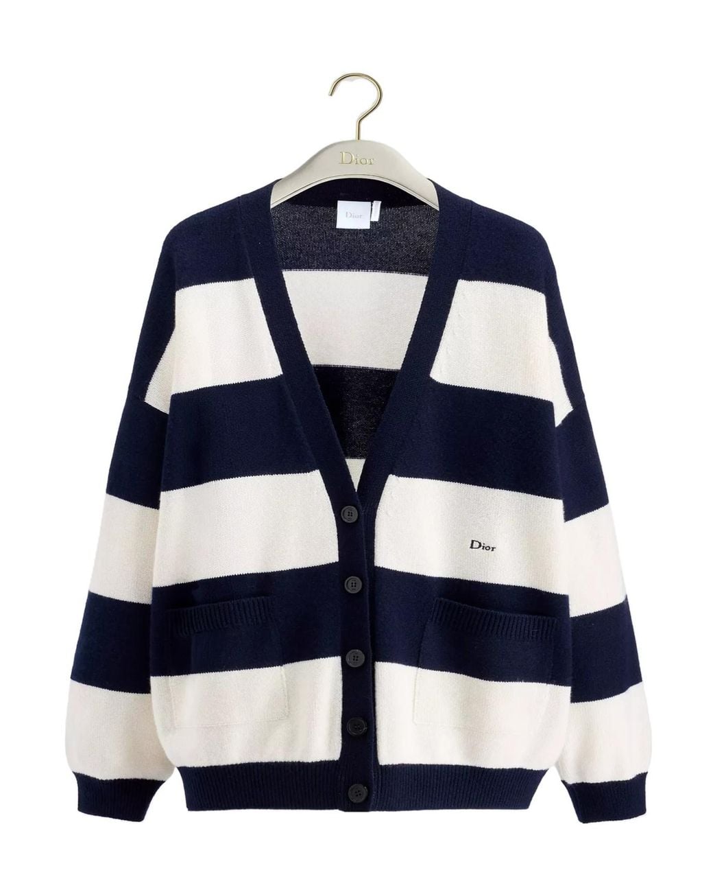 Dior Blue Oversized Cardigan