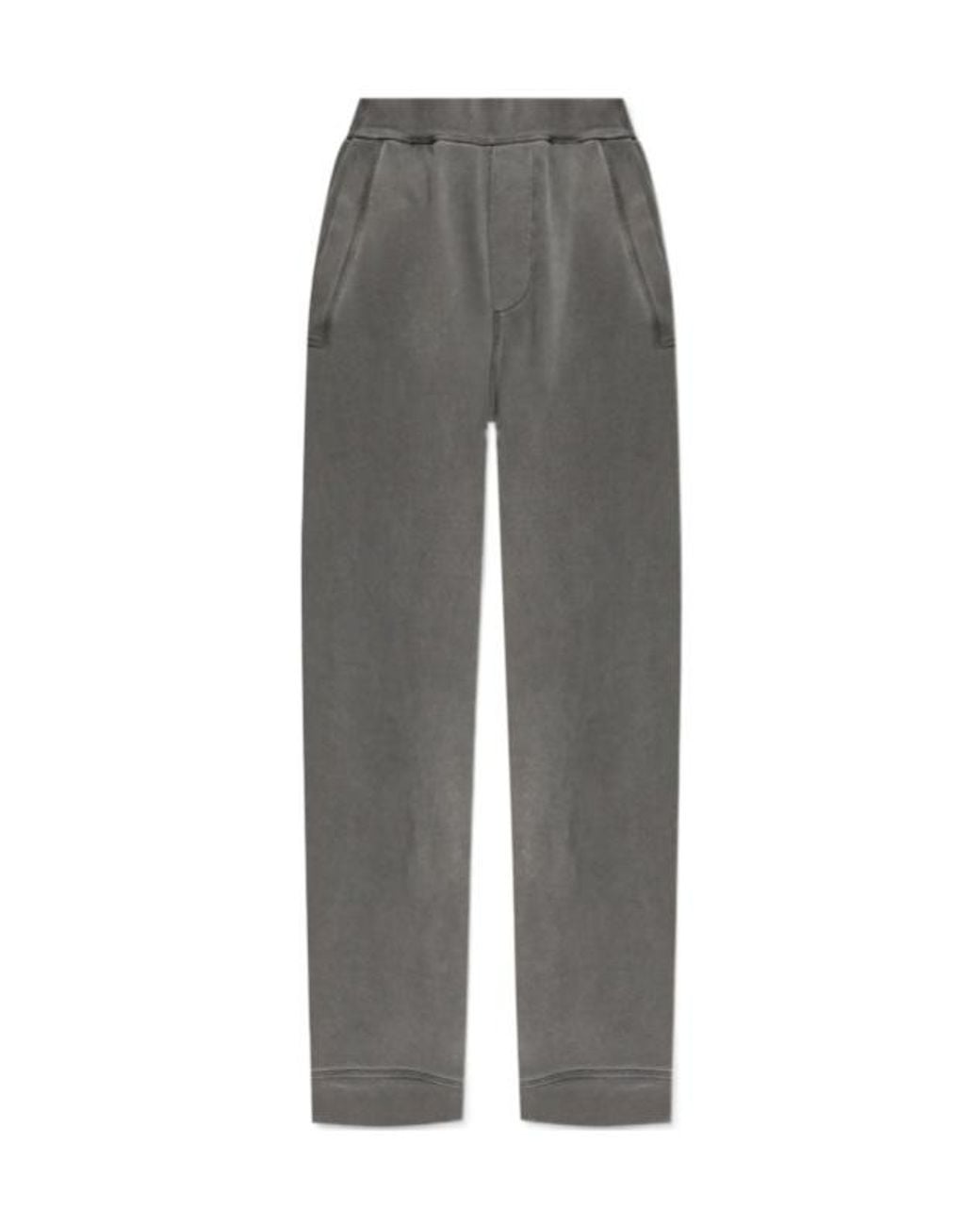 DSquared² Gray Wide Leg Sweatpants