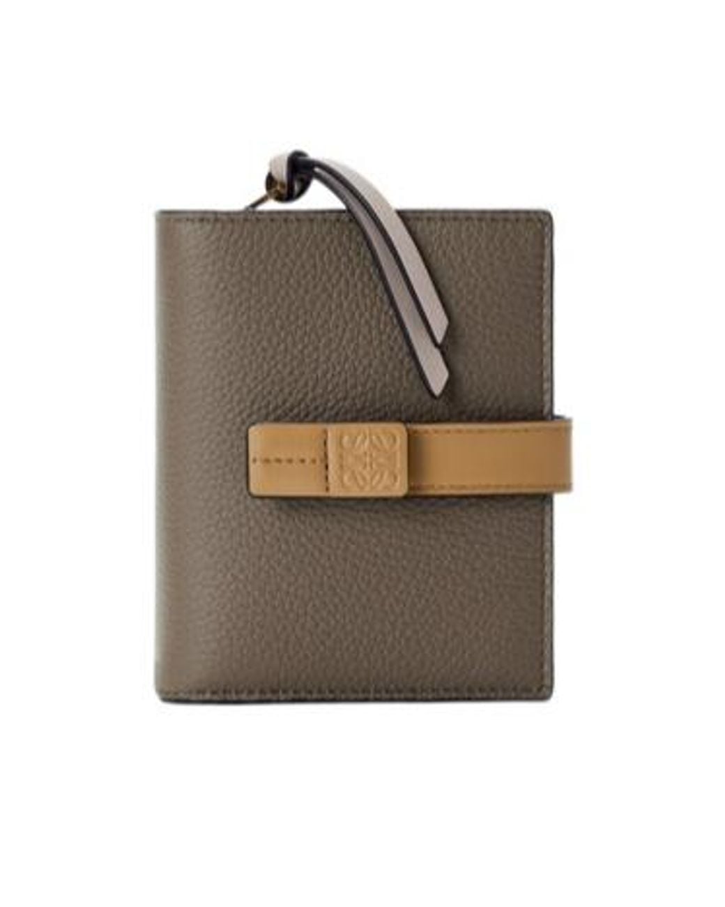 Loewe Gray Compact Zip Wallet