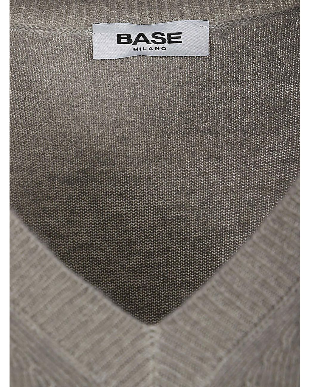 Baserange Gray Long Sleeve Sweater