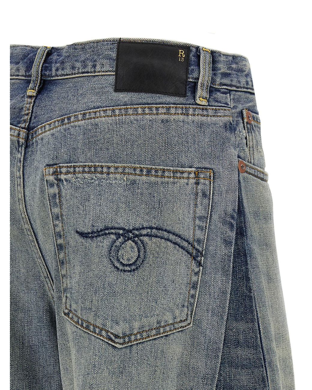 R13 Blue 'Insert D'Arcy' Jeans