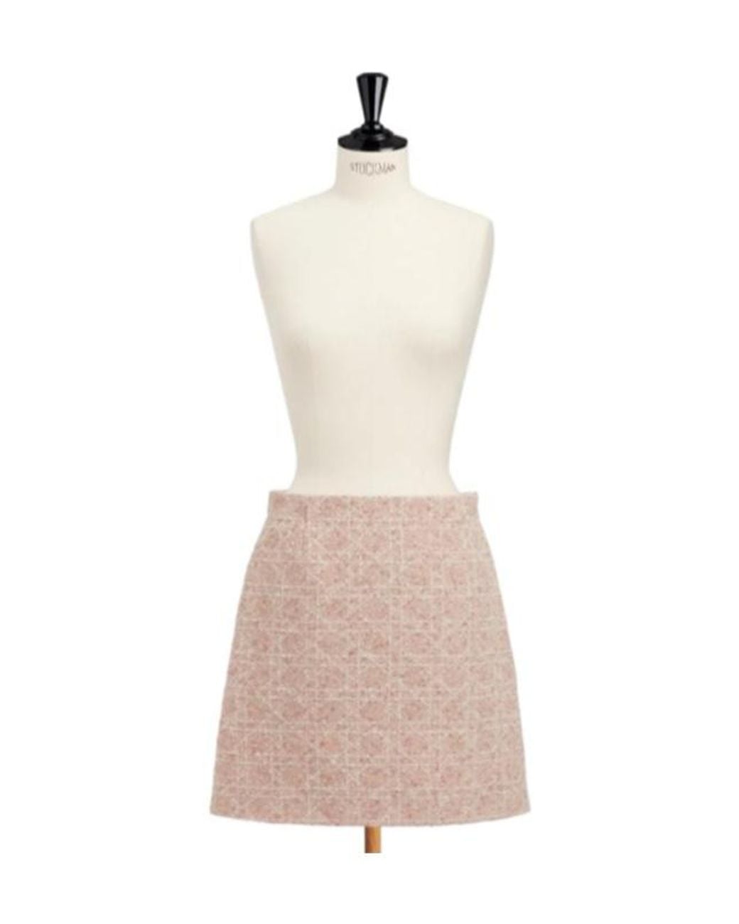 Dior Natural Macrocannage Miniskirt