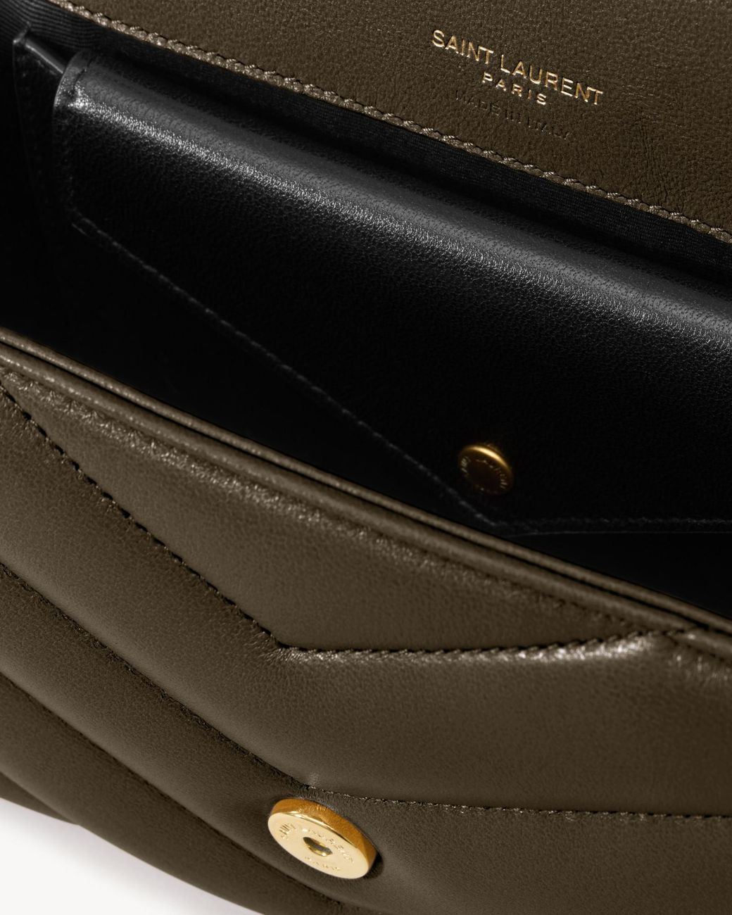 Saint Laurent White Flap Shoulder Bag