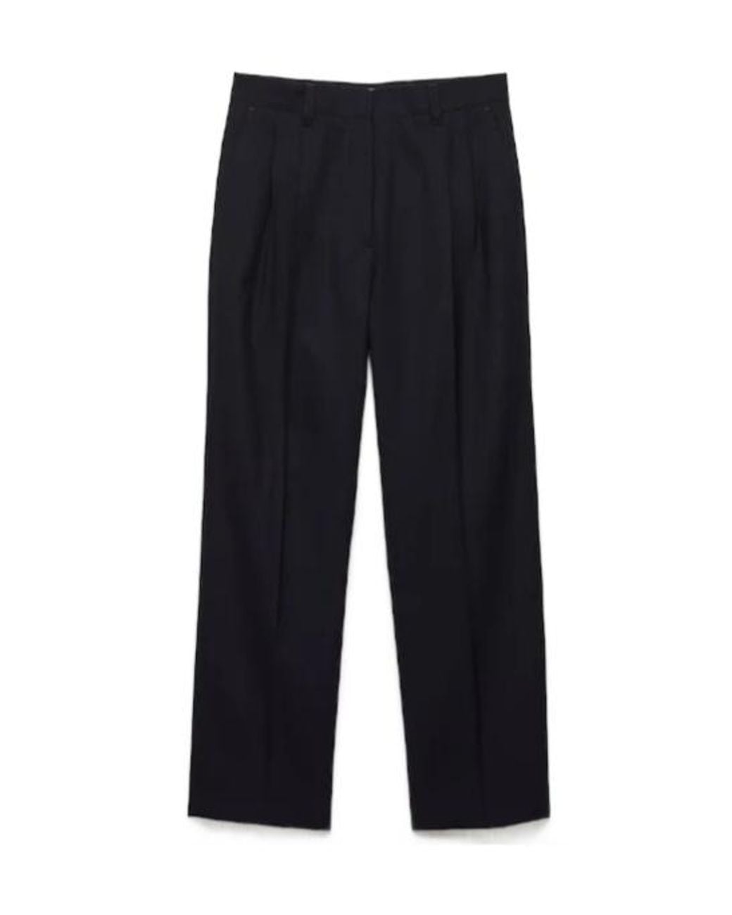 Prada Blue Casual Pants With Belt Loops