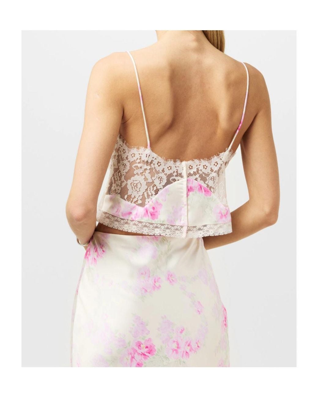 LoveShackFancy Pink Sleeveless Camisole