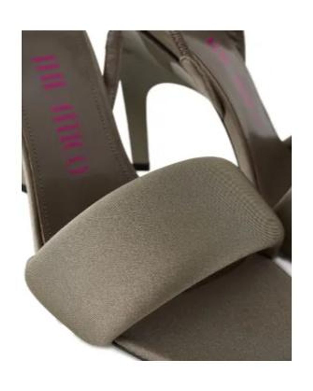 The Attico Metallic 105 Mm Rem Heel Strap Sandals