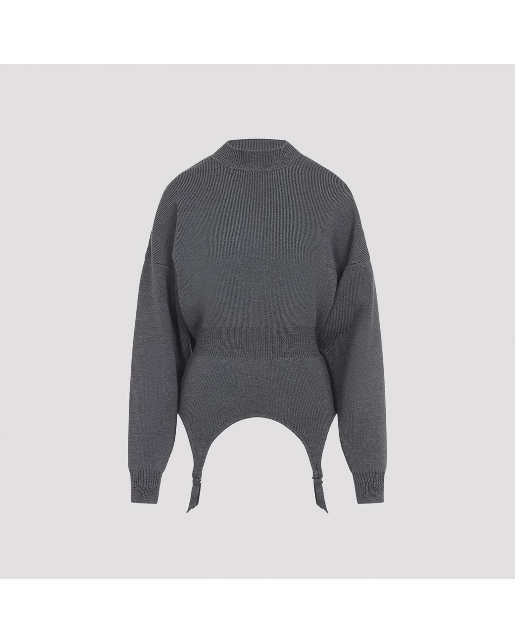 Jean Paul Gaultier Gray The Garter Jumper