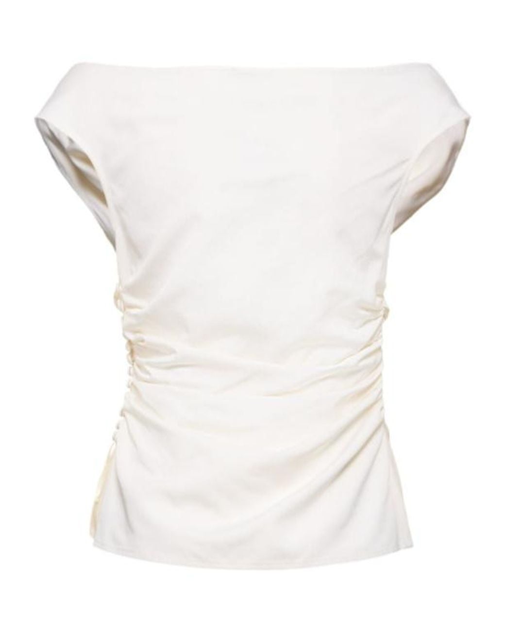 Magda Butrym White Pendant Coat