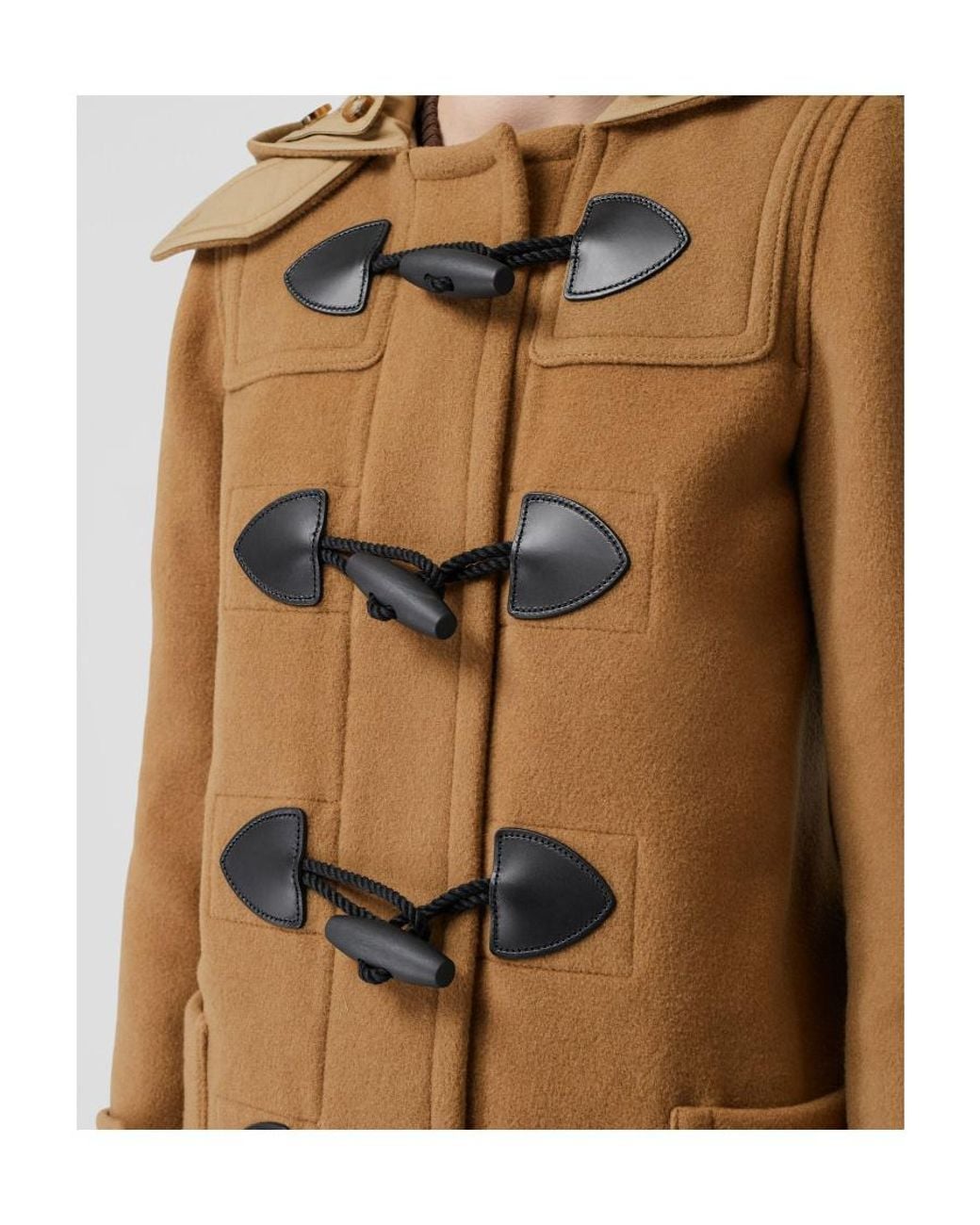 Burberry Natural Wool-Blended Coat