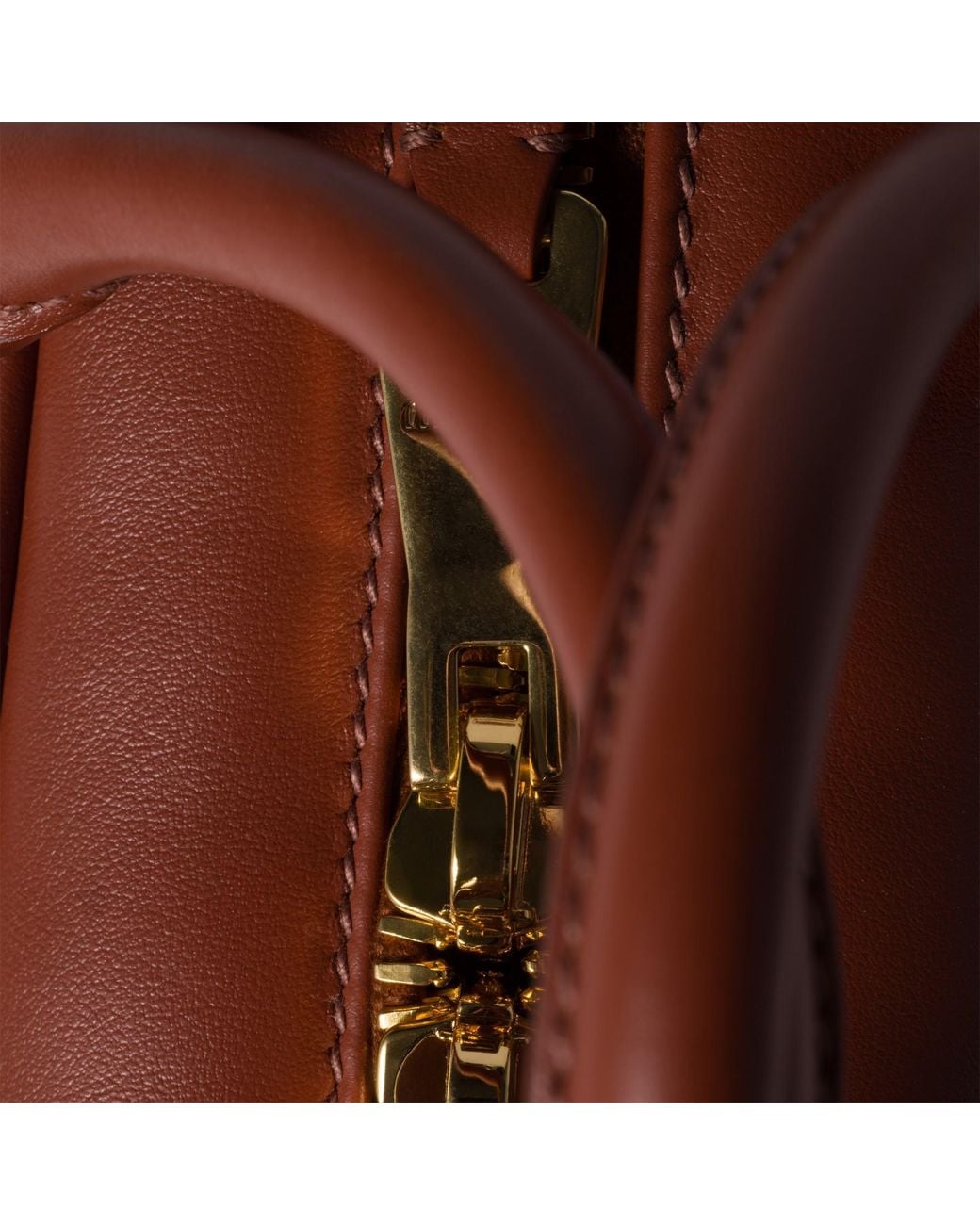 Miu Miu Brown Arcadie Zipped Tote Bag
