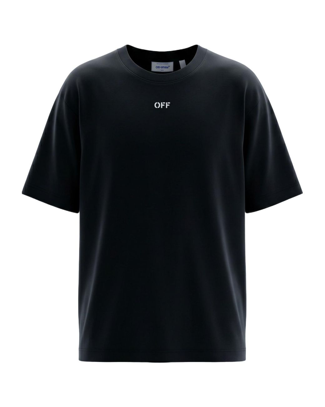 Off-White c/o Virgil Abloh Black Graphic Back Logo T-Shirt for men