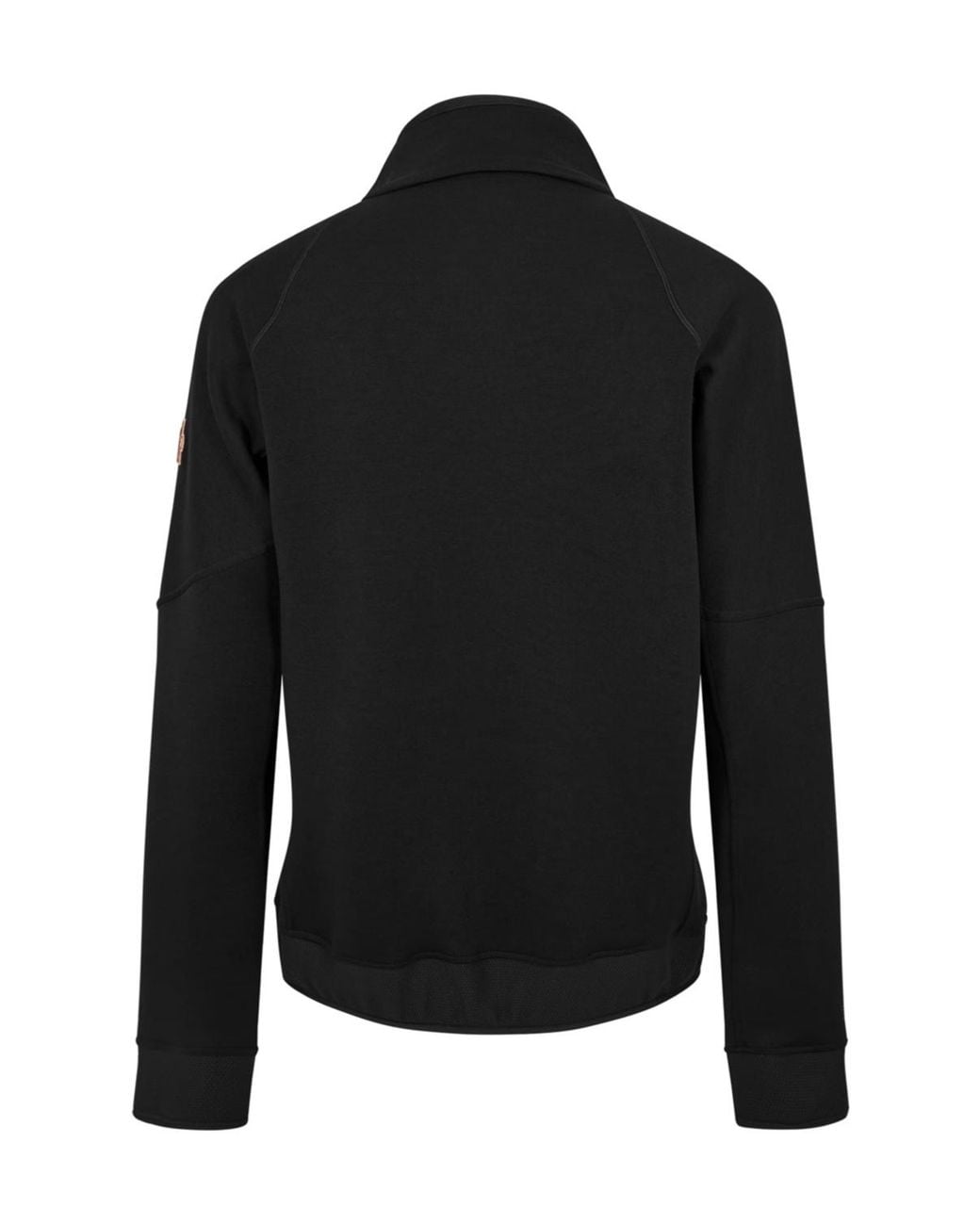 Moncler Black Logo Zip-Up Sweatshirt for men
