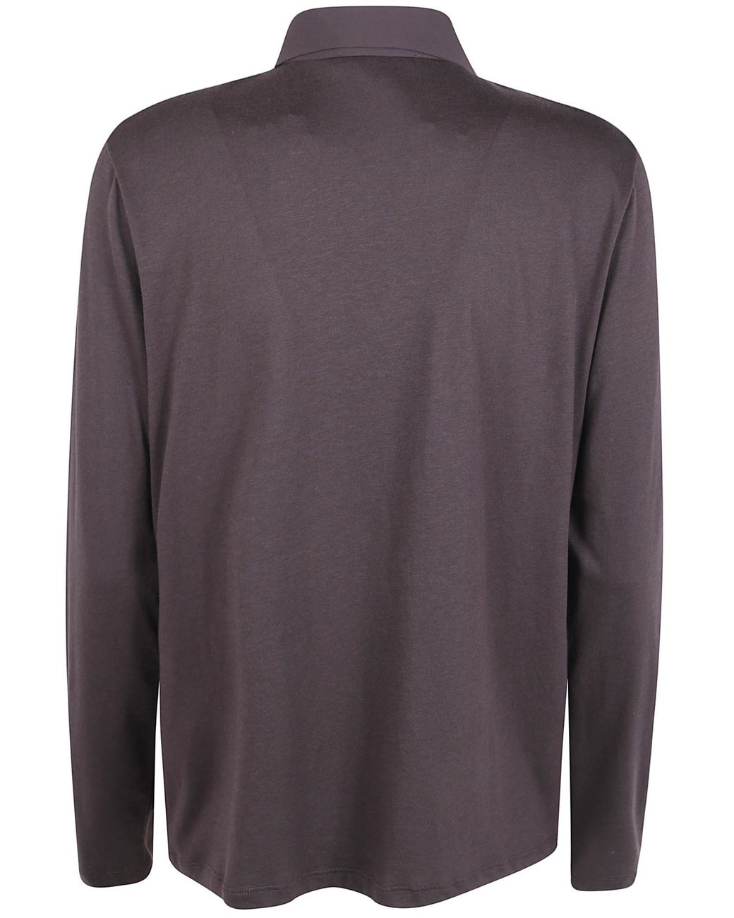 Seventy Blue Ruffled Front Polo Sweater