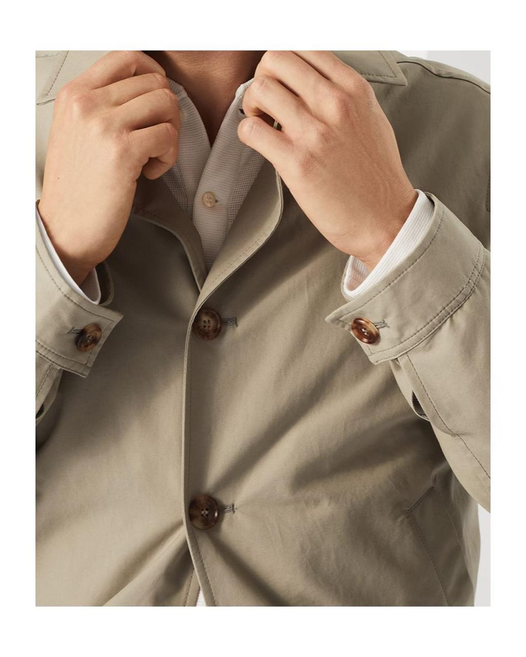 Brunello Cucinelli Natural Jackets for men