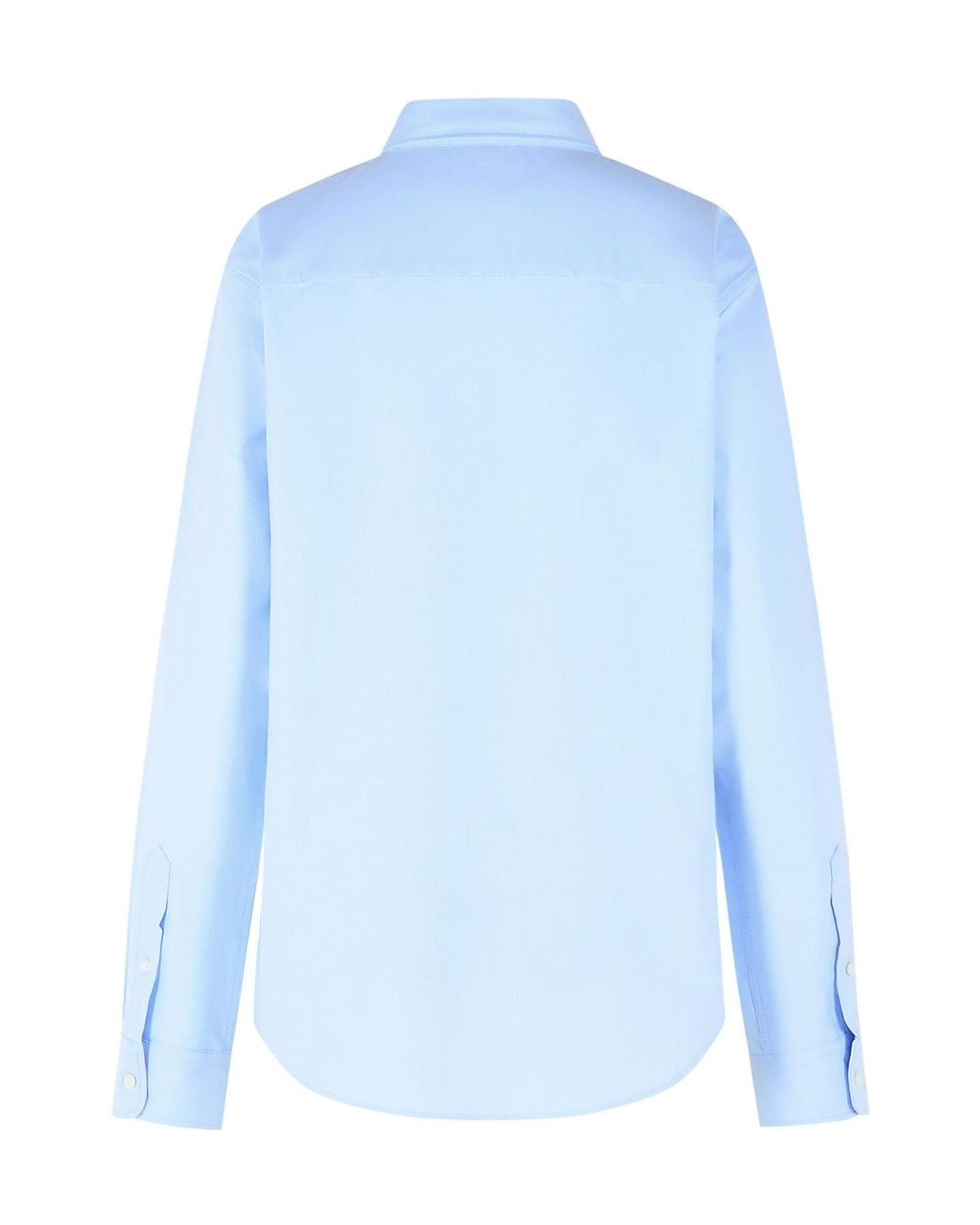 AMI Blue Ami Ami De Coeur Long Sleeved Shirt for men