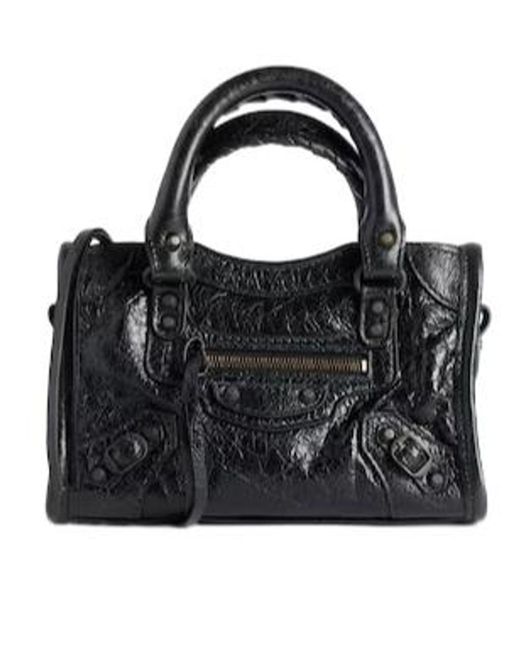 Balenciaga Black Le City Bag Nano Top Handle Bag