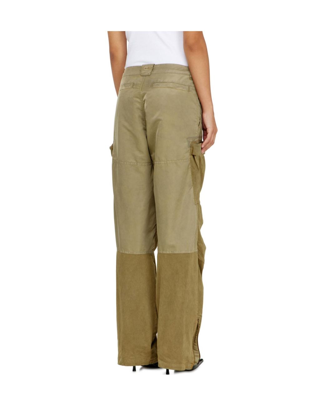 DIESEL Natural P-Arker Panelled Cargo Pants