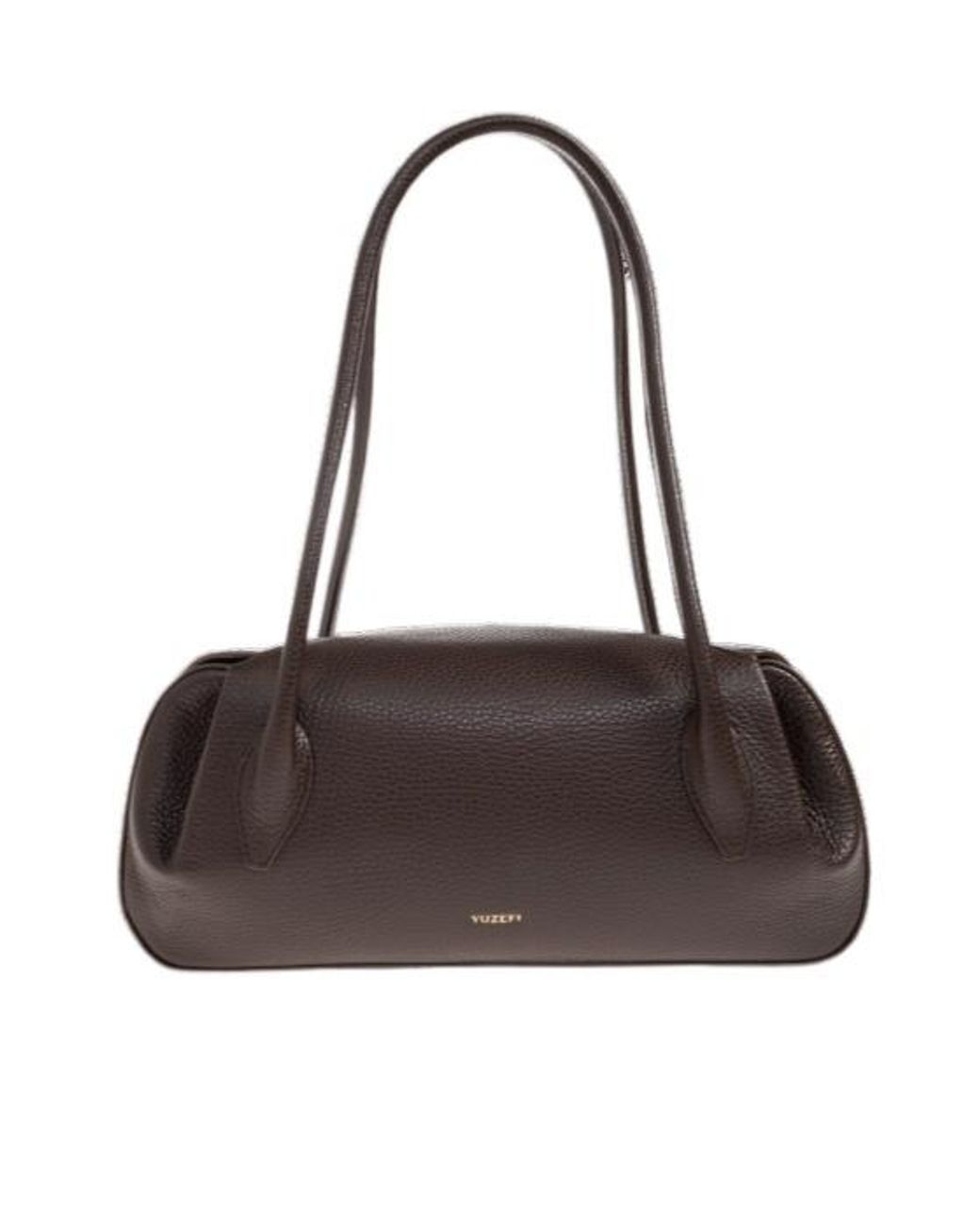 Yuzefi Brown Oyster Shoulder Bag