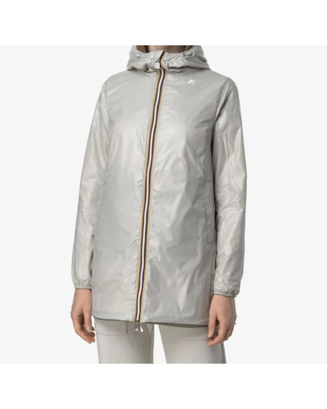 K-Way Green Reversible Waterproof Mid Jacket
